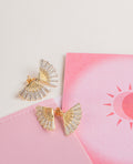 fan earrings