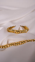 semi pave bracelet